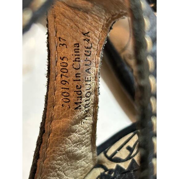 FLY London Platform Sandals Black - Size 37 - EUC! - Picture 6 of 10